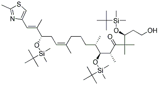 (3S,6R,7S,8S,12Z,15S,16E)-3,7,15-TRIS-{[TERT-BUTYL(DIMETHYL)SILYL]OXY}-1-HYDROXY-4,4,6,8,12,16-HEXAMETHYL-17-(2-METHYL-1,3-THIAZOL-4-YL)HEPTADECA-12,16-DIEN-5-ONE CAS#: 193146-53-1