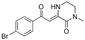 (3Z)-3-[2-(4-bromophenyl)-2-oxo-ethylidene]-1-methyl-piperazin-2-one CAS#: 178408-21-4