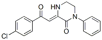 (3Z)-3-[2-(4-chlorophenyl)-2-oxo-ethylidene]-1-phenyl-piperazin-2-one CAS#: 178408-27-0