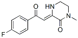 (3Z)-3-[2-(4-fluorophenyl)-2-oxo-ethylidene]-1-methyl-piperazin-2-one CAS#: 178408-19-0