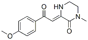 (3Z)-3-[2-(4-methoxyphenyl)-2-oxo-ethylidene]-1-methyl-piperazin-2-one CAS#: 178408-18-9