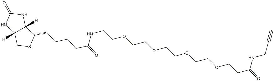 (3aS,4S,6aR)-Hexahydro-2-oxo-N-(15-oxo-3,6,9,12-tetraoxa-16-azanonadec-18-yn-1-yl)-1H-thieno[3,4-d]imidazole-4-pentanamide CAS#: 1006592-45-5