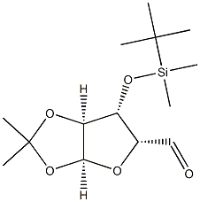 (3aS,5R,6R,6aS)-6-((tert-butyldiMethylsilyl)oxy)-2,2-diMethyltetrahydrofuro[2,3-d][1,3]dioxole-5-carbaldehyde CAS#: 1018898-77-5