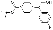 4-[1-(4-FLUORO-PHENYL)-2-HYDROXY-ETHYL]-PIPERAZINE-1-CARBOXYLIC ACID TERT-BUTYL ESTER CAS#: 191034-03-4