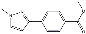 4-(1-Methyl-1H-pyrazol-3-yl)benzoic acid methyl ester CAS#: 179057-11-5