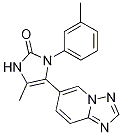 4-([1,2,4]triazolo[1,5-a]pyridin-6-yl)-5-methyl-3-m-tolyl-1H-imidazol-2(3H)-one CAS#: 1043908-08-2