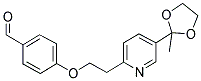 4-[2-(5-(2-METHYL-1,3-DIOXOLAN-2-YL)-2-PYRIDYL]ETHOXY]-BENZALDEHYDE CAS#: 184766-55-0