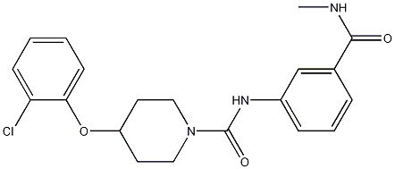 4-(2-Chlorophenoxy)-N-[3-[(methylamino)carbonyl]phenyl]-1-Piperidinecarboxamide CAS#: 1032229-33-6
