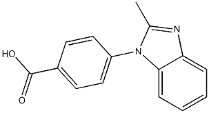4-(2-methyl-1H-benzo[d]imidazol-1-yl)benzoic acid CAS#: 1021144-32-0