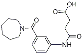 4-[3-(1-azepanylcarbonyl)anilino]-4-oxobutanoic acid CAS#: 1003688-34-3