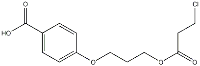 4-[3-(3-Chloro-1-oxopropoxy)propoxy]benzoic acid CAS#: 182922-16-3