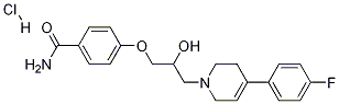 4-[3-[4-(4-Fluorophenyl)-1,2,3,6-tetrahydro-1(2H)-pyridinyl]-2-hydroxypropoxy]benzamidehydrochloride CAS#: 195988-65-9