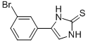 4-(3-Bromo-phenyl)-1,3-dihydro-imidazole-2-thione CAS#: 192800-59-2