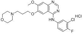 4-(3-Chloro-4-fluorophenylamino)-7-methoxy-6-[3-(4-morpholinyl)propoxy]quinazoline hydrochloride CAS#: 184475-55-6