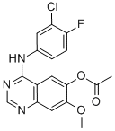 4-(3-Chloro-4-fluorophenylamino)-7-methoxyquinazolin-6-yl acetate hydrochloride CAS#: 184475-70-5
