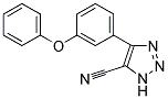 4-(3-PHENOXYPHENYL)-1H-1,2,3-TRIAZOLE-5-CARBONITRILE CAS#: 1020252-28-1