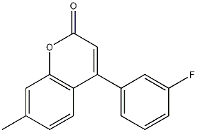 4-(3-fluorophenyl)-7-methyl-2H-chromen-2-one CAS#: 1044277-06-6