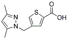 4-[(3,5-DIMETHYL-1H-PYRAZOL-1-YL)METHYL]THIOPHENE-2-CARBOXYLIC ACID CAS#: 1006485-96-6