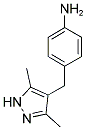 4-(3,5-DIMETHYL-1H-PYRAZOL-4-YLMETHYL)-PHENYLAMINE CAS#: 1030378-93-8
