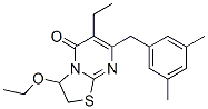 4-[(3,5-dimethylphenyl)methyl]-9-ethoxy-3-ethyl-7-thia-1,5-diazabicycl o[4.3.0]nona-3,5-dien-2-one CAS#: 199852-35-2