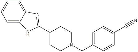 4-[4-(1H-BenzoiMidazol-2-yl)-piperidin-1-ylMethyl]-benzonitrile CAS#: 1027486-96-9