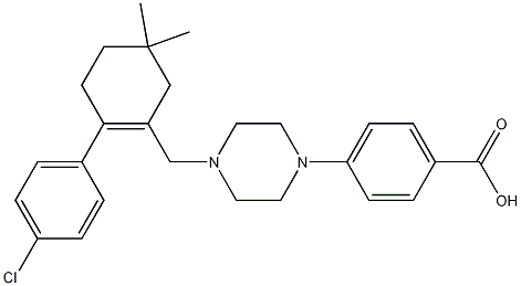 4-[4-[[2-(4-Chlorophenyl)-5,5-dimethyl-1-cyclohexen-1-yl]methyl]-1-piperazinyl]benzoic Acid CAS#: 1044598-91-5