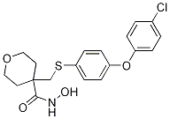 4-((4-(4-chlorophenoxy)phenylthio)Methyl)-N-hydroxytetrahydro-2H-pyran-4-carboxaMide CAS#: 193021-88-4