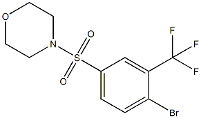 4-(4-BroMo-3-(trifluoroMethyl)phenylsulfonyl)Morpholine CAS#: 1020253-04-6