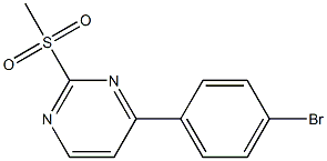 4-(4-BroMophenyl)-2-(Methylsulfonyl)pyriMidine CAS#: 1027064-22-7