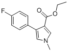 4-(4-FLUOROPHENYL)-1-METHYL-1H-PYRROLE-3-CARBOXYLIC ACID ETHYL ESTER CAS#: 191668-18-5