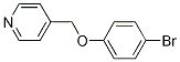 4-[(4-bromophenoxy)methyl]pyridine CAS#: 1016783-69-9