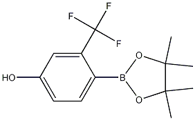 4-(4,4,5,5-Tetramethyl-1,3,2-dioxaborolan-2-yl)-3-(trifluoromethyl)phenol CAS#: 1029439-76-6