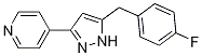 4-[5-(4-Fluorobenzyl)-1H-pyrazol-3-yl]pyridine CAS#: 1001112-68-0