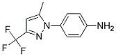4-(5-METHYL-3-(TRIFLUOROMETHYL)-1H-PYRAZOL-1-YL)ANILINE CAS#: 1006348-64-6