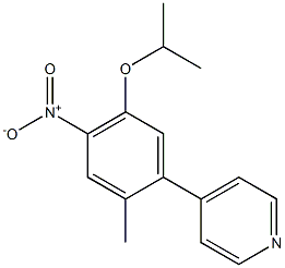 4-(5-isopropoxy-2-Methyl-4-nitrophenyl)pyridine CAS#: 1032903-62-0