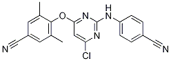 4-[6-Chloro-2-(4-cyano-phenylaMino)-pyriMidin-4-yloxy]-3,5-diMethyl-benzonitrile CAS#: 1070377-34-2