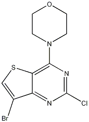 4-(7-bromo-2-chlorothieno[3,2-d]pyrimidin-4-yl)morpholine CAS#: 1033743-85-9