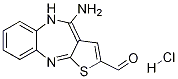 4-AMinothieno[2,3-b][1,5]benzodiazepine-2-carboxaldehyde Hydrochloride CAS#: 186792-96-1