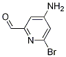 4-Amino-6-bromo-pyridine-2-carbaldehyde CAS#: 1060809-66-6
