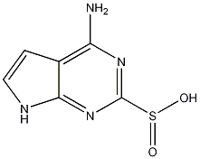 4-Amino-7H-pyrrolo[2,3-d]pyrimidine-2-sulfinic acid CAS#: 1027082-25-2