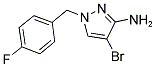 4-BROMO-1-(4-FLUORO-BENZYL)-1H-PYRAZOL-3-YLAMINE CAS#: 1001757-57-8