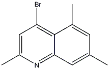 4-BROMO-2,5,7-TRIMETHYLQUINOLINE CAS#: 1070879-59-2