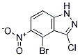 4-BROMO-3-CHLORO-5-NITRO (1H)INDAZOLE CAS#: 1000344-02-4