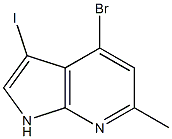 4-BROMO-3-IODO-6-METHYL-7-AZAINDOLE CAS#: 1000340-56-6