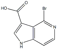 4-BROMO-5-AZAINDOLE-3-CARBOXYLIC ACID CAS#: 1000341-79-6