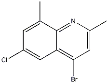 4-BROMO-6-CHLORO-2,8-DIMETHYLQUINOLINE CAS#: 1070879-68-3