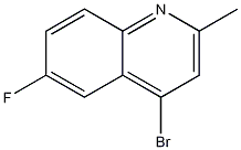 4-BROMO-6-FLUORO-2-METHYLQUINOLINE CAS#: 1070879-47-8