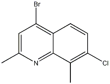 4-BROMO-7-CHLORO-2,8-DIMETHYLQUINOLINE CAS#: 1070879-69-4