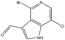 4-BROMO-7-CHLORO-5-AZAINDOLE-3-CARBOALDEHYDE CAS#: 1000341-99-0