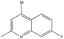 4-BROMO-7-FLUORO-2-METHYLQUINOLINE CAS#: 1070879-48-9